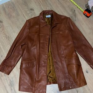 MONTEREY BAY LEATHER JACKET SIZE LARGE